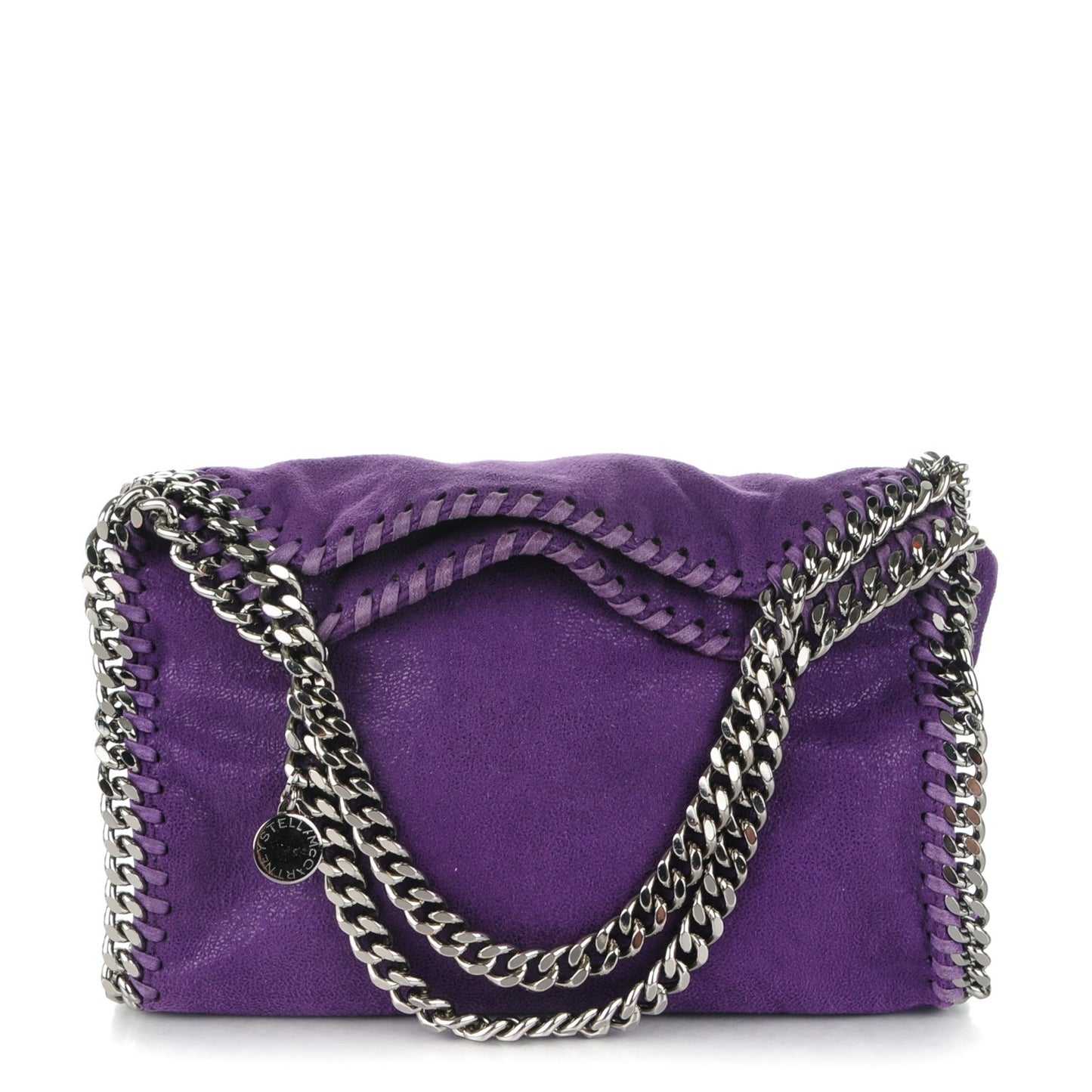 Shaggy Deer Mini Falabella Tote Bright Purple