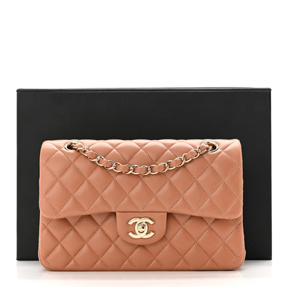 Chanel Lambskin Quilted Small Double Flap Brown 11 of 11