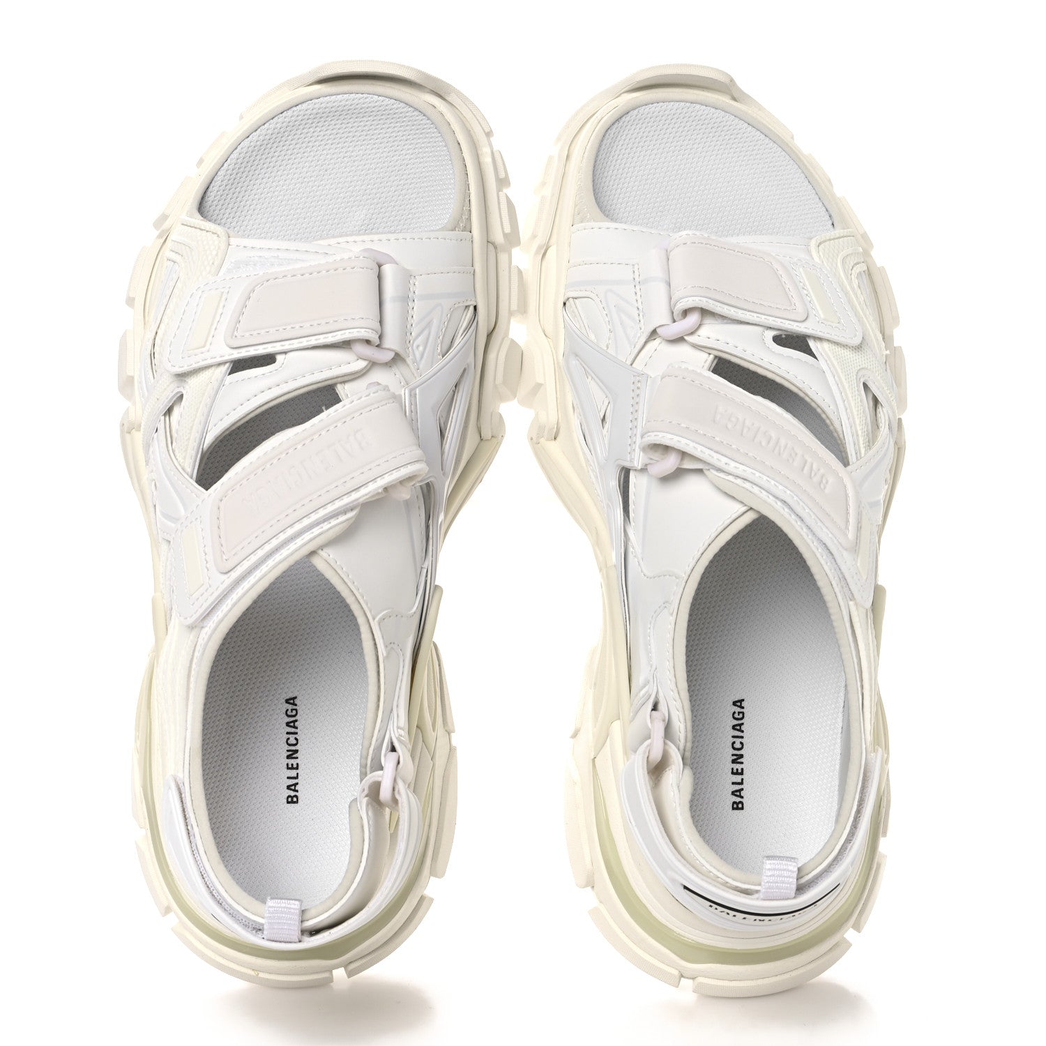 Balenciaga Neoprene Rubber Womens Track Sandals 41 White 2 of 8