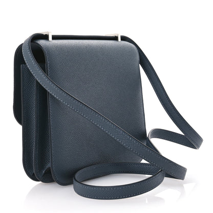 Hermes Epsom Enamel Constance 18 Gris Misty Gris Fonce 4 of 12