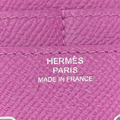 Hermes Epsom Enamel Constance Short Wallet Magnolia Bleu Brighton 6 of 10