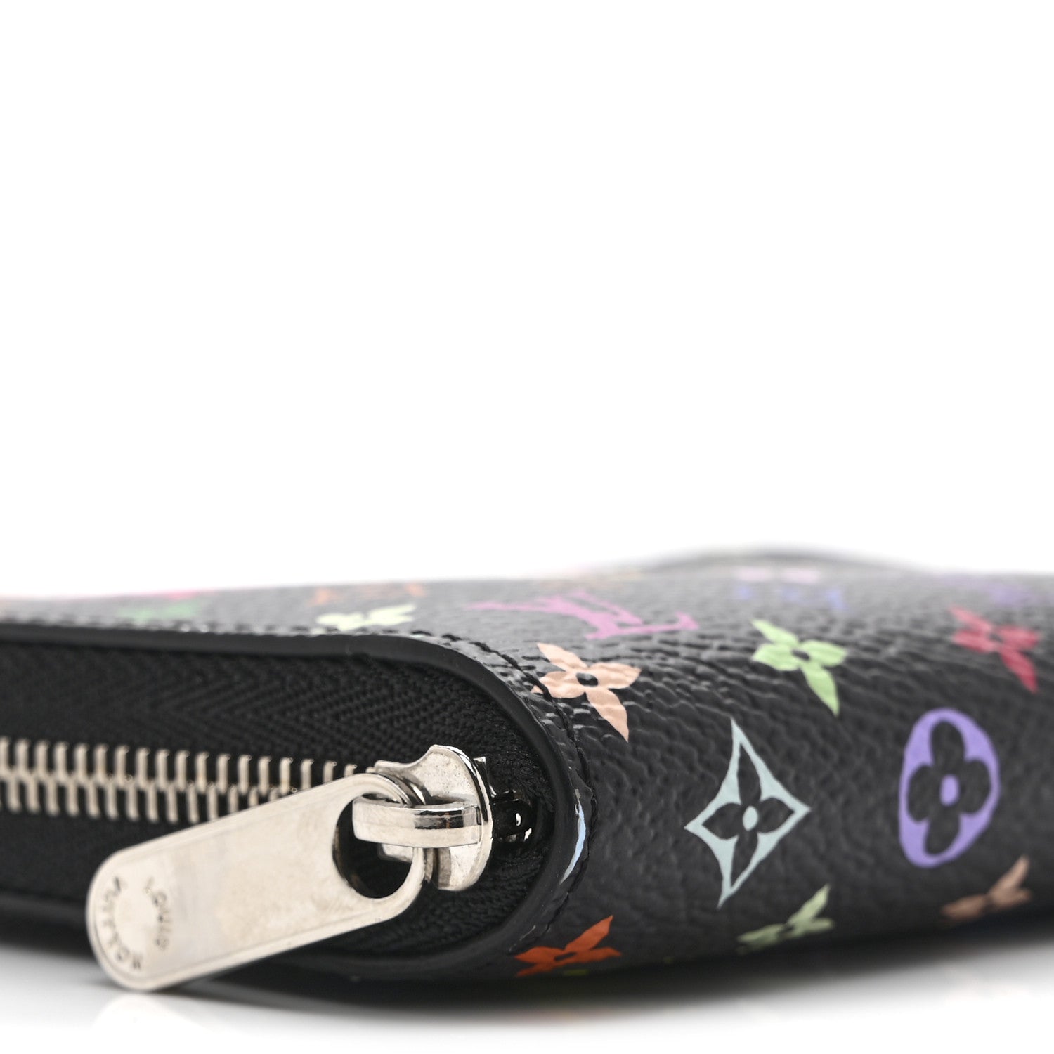 Louis Vuitton LV x TM Monogram Multicolor Zippy Coin Purse Black 7 of 8