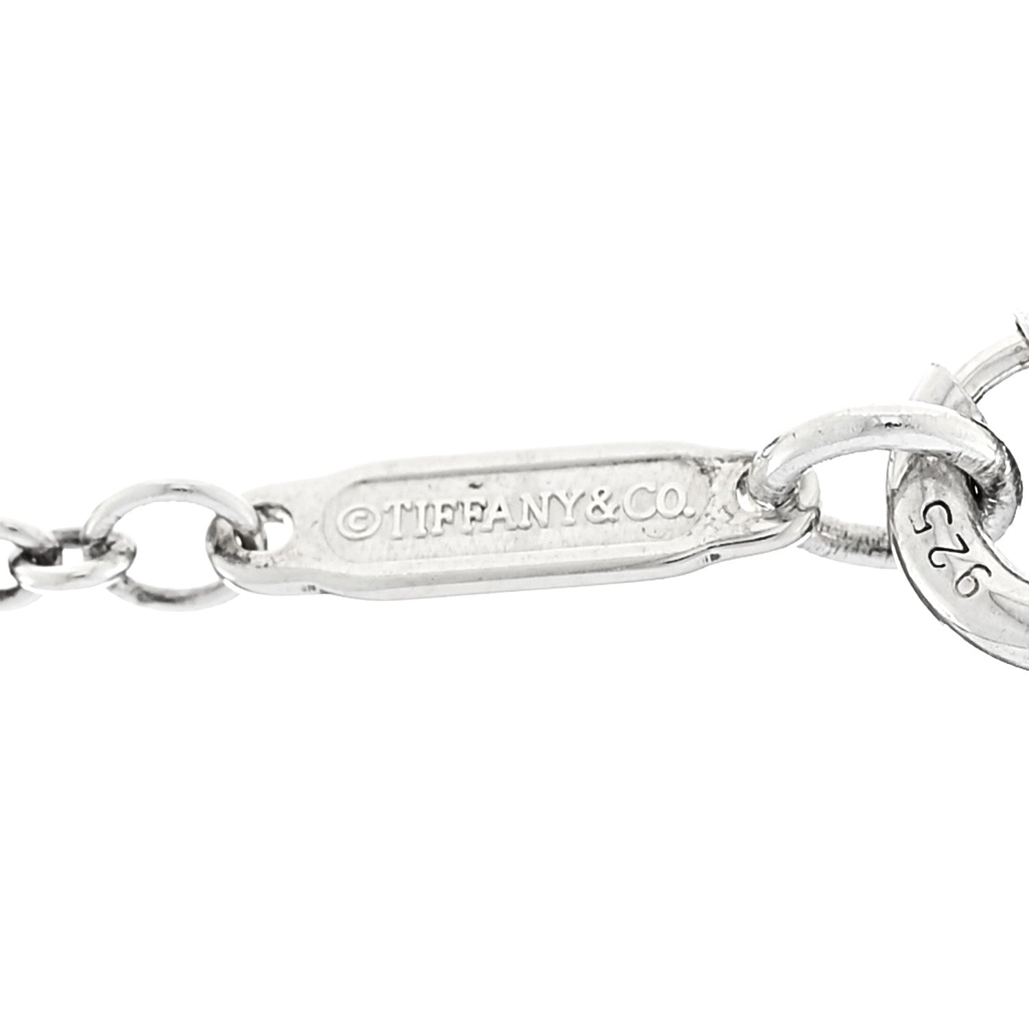 Tiffany Sterling Silver Sweet Nothings Envelope Necklace 6 of 9
