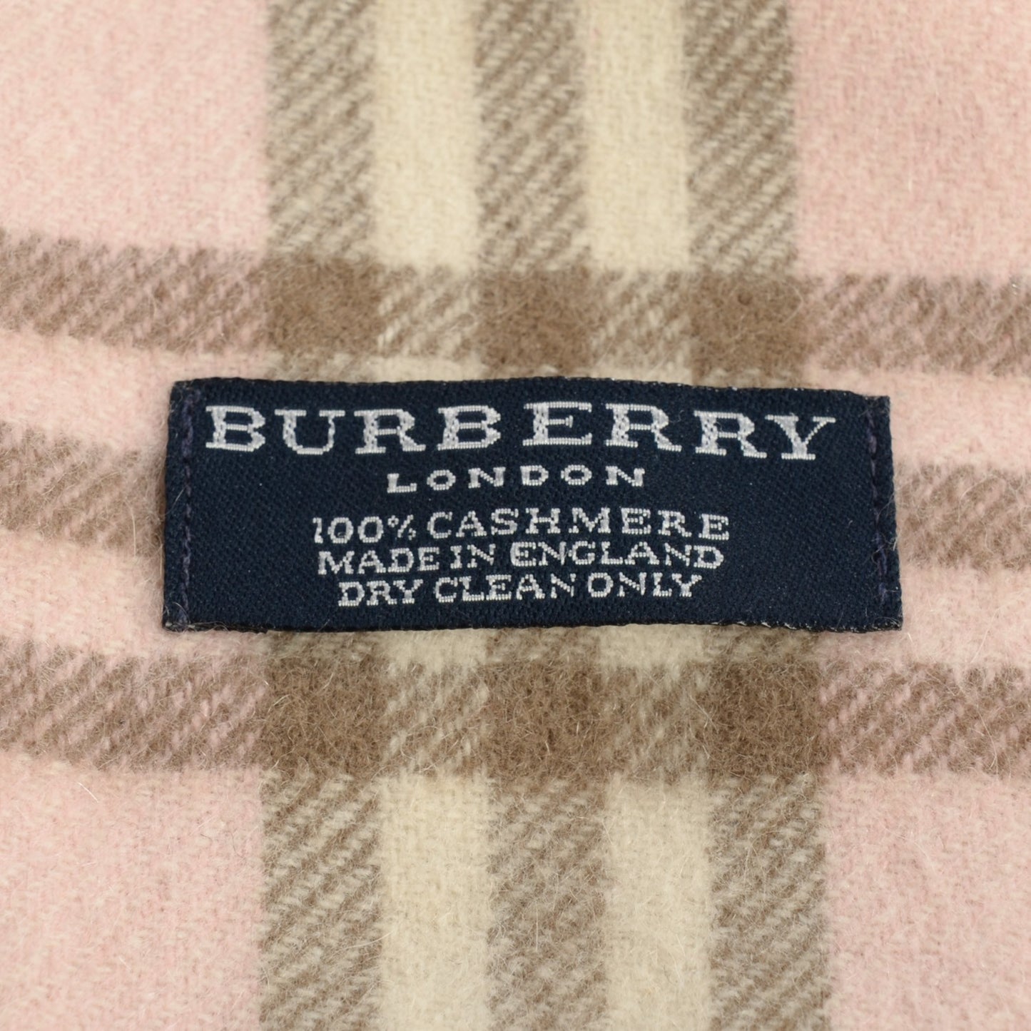Cashmere Nova Check Scarf Pink