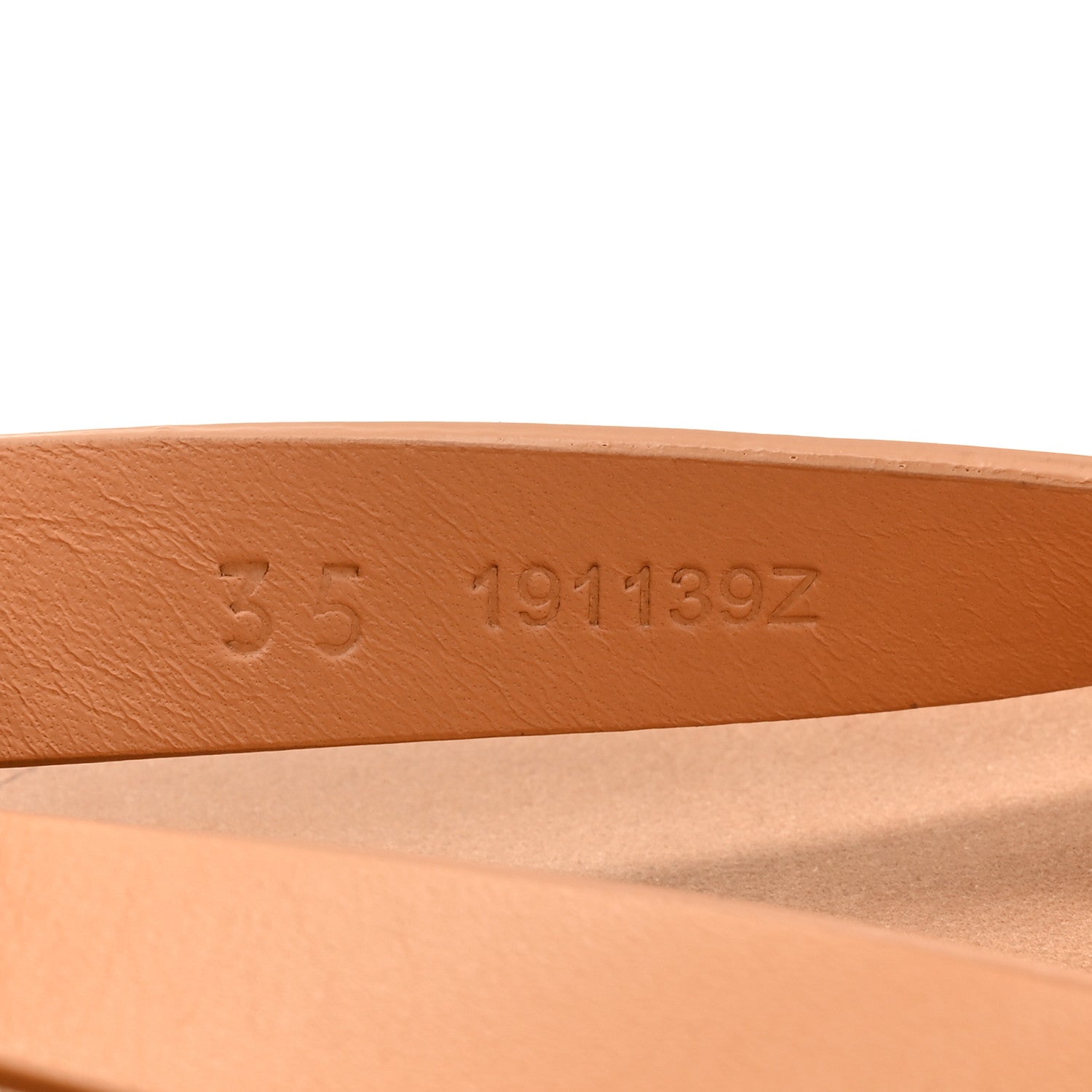 Hermes Calfskin Summer Thong Sandals 35 Naturel 8 of 11