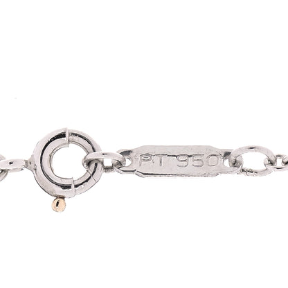 Tiffany Platinum Diamond Etoile Heart Pendant Necklace 5 of 7