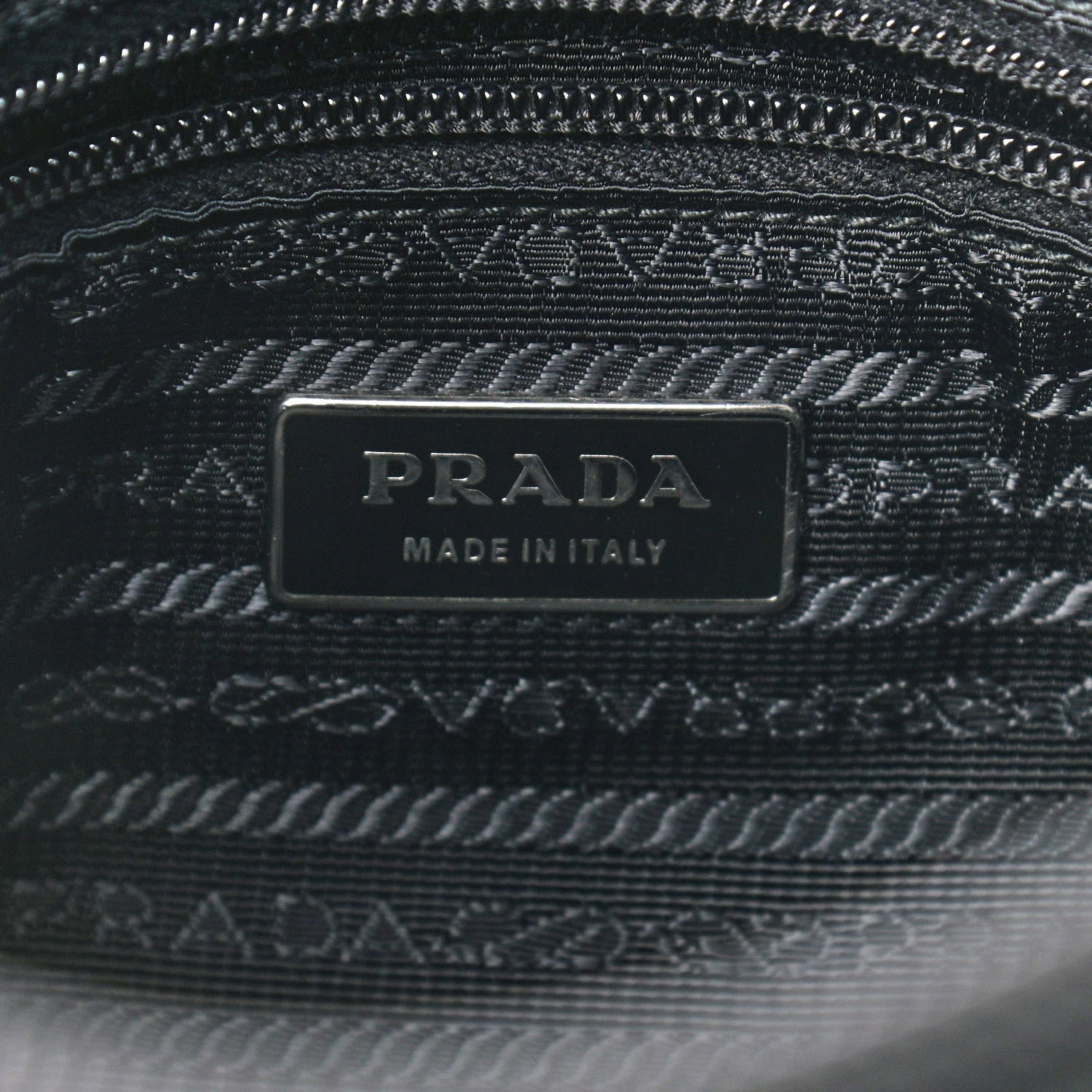 Prada Nylon Vela Flat Messenger Bag Black 6 of 11