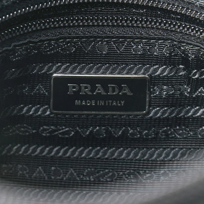 Prada Nylon Vela Flat Messenger Bag Black 6 of 11