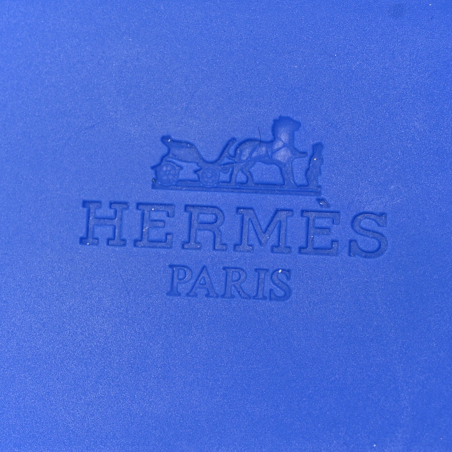 Hermes Rubber Womens Egerie Sandals 38 Bleu Outremer 9 of 11