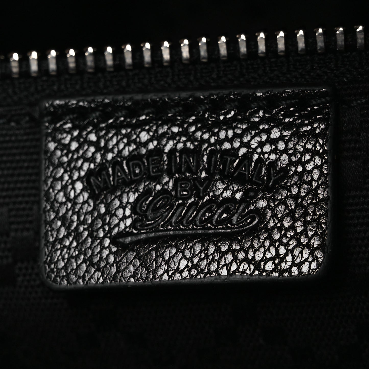 Grained Calfskin Medium Brea Crossbody Bag Black