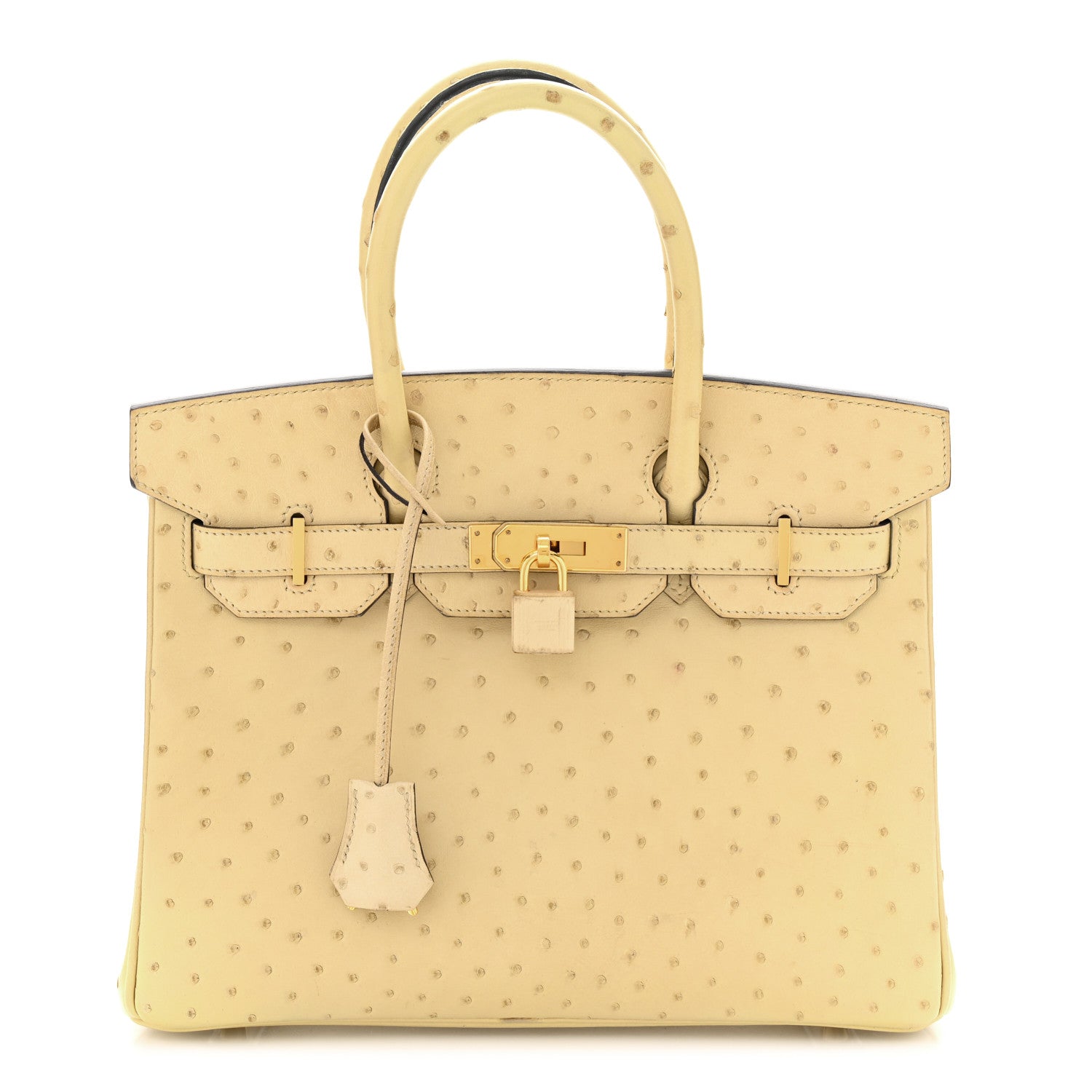 Hermes Ostrich Birkin 30 Parchemin 1 of 11