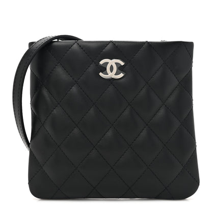 Chanel Lambskin Quilted Crossbody Bag Black 1 of 11