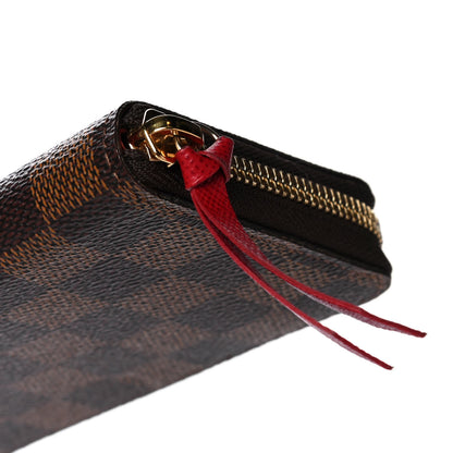 Louis Vuitton Damier Ebene Clemence Wallet Cherry 12 of 12