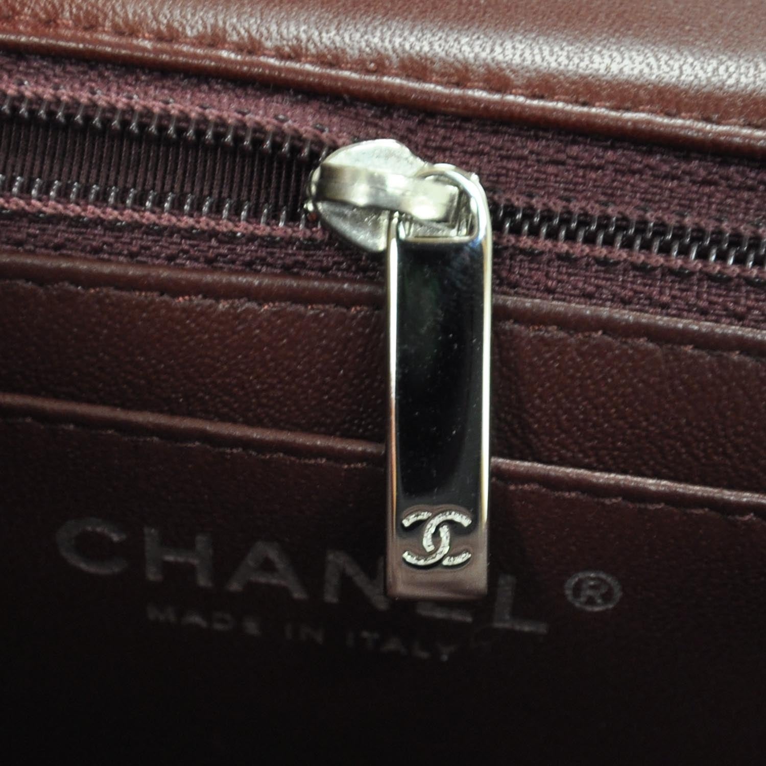 Chanel Patent Quilted Mini Flap Bordeaux 8 of 11