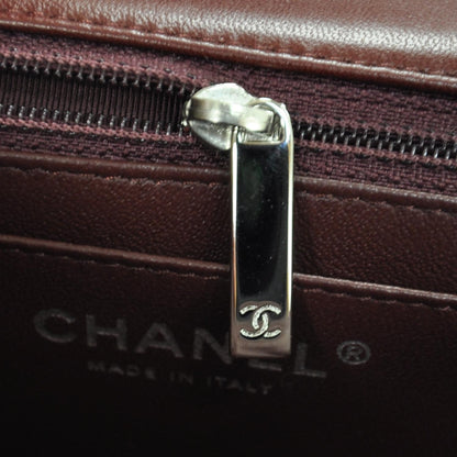 Chanel Patent Quilted Mini Flap Bordeaux 8 of 11