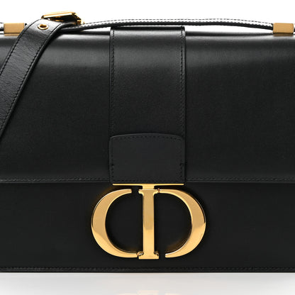 Christian Dior Smooth Calfskin 30 Montaigne Flap Bag Black 7 of 13