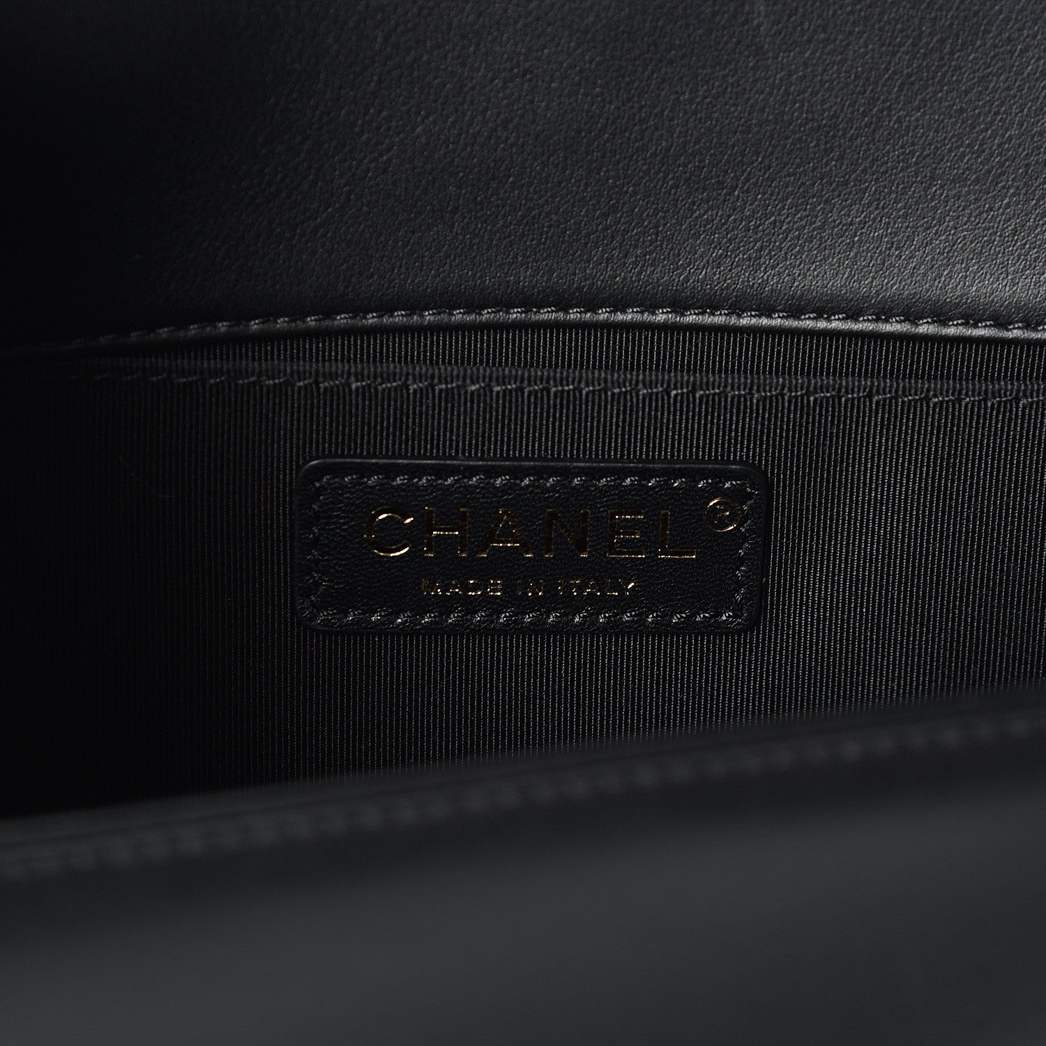 Chanel Calfskin Quilted Medium Boy Flap Black 5 of 9