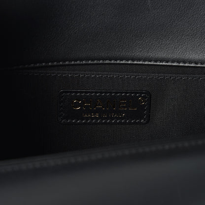 Chanel Calfskin Quilted Medium Boy Flap Black 5 of 9