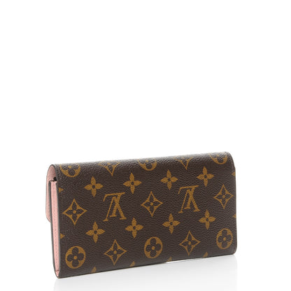 Louis Vuitton Monogram Emilie Wallet Rose Ballerine 3 of 7
