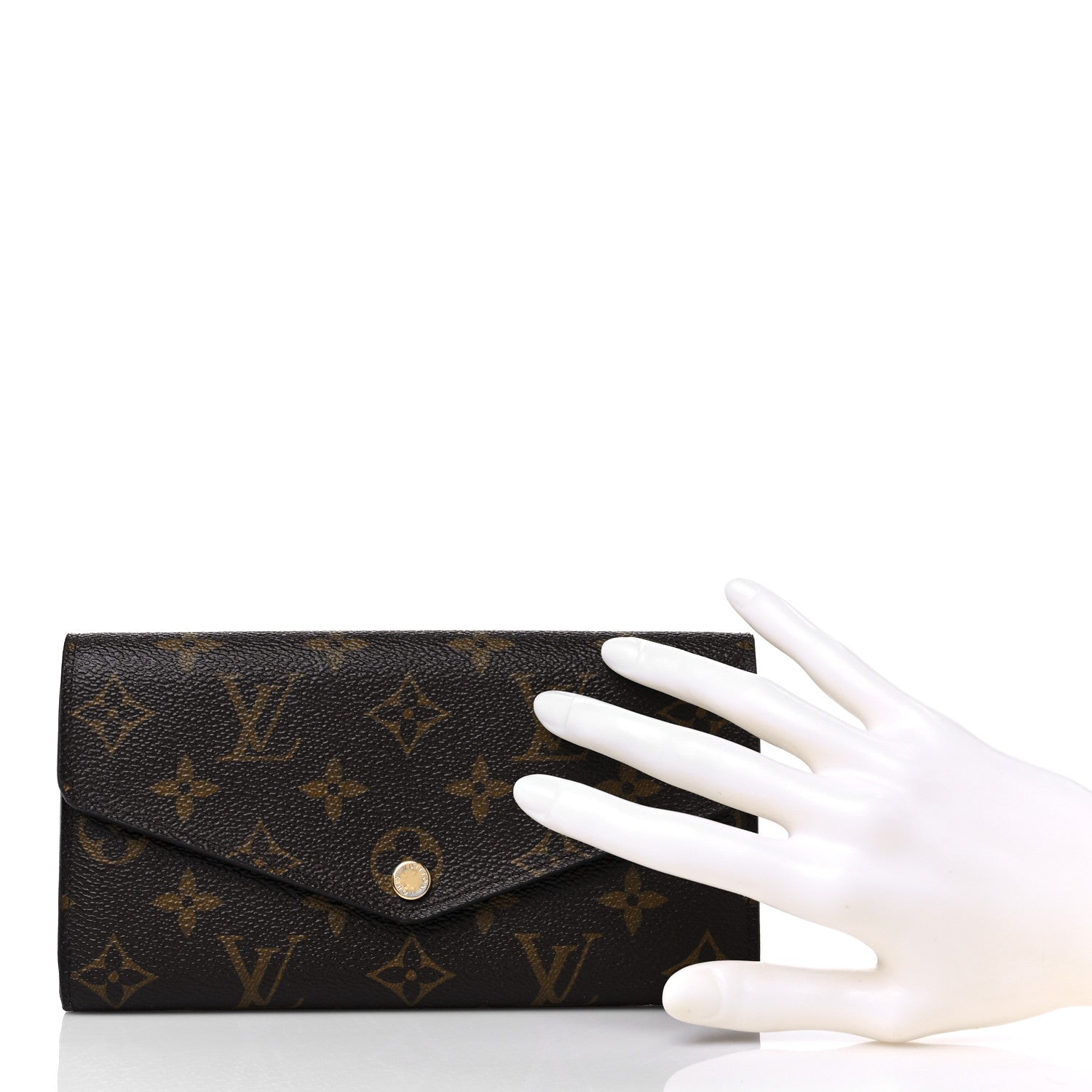 Louis Vuitton Monogram Sarah Wallet NM 2 of 17