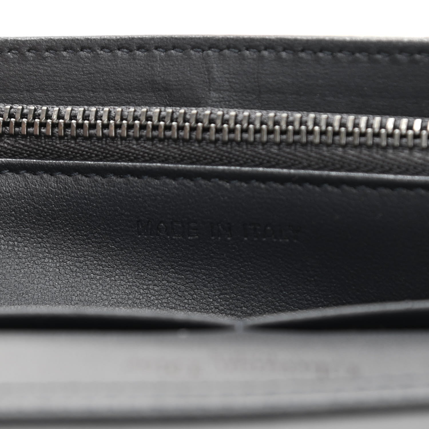 Christian Dior Metallic Patent Micro-Cannage Diorama Wallet on Chain Pouch Onyx Black 7 of 10