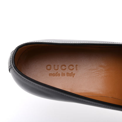 Gucci Calfskin Horsebit Mens Jordaan Loafers 9.5 Black 7 of 11
