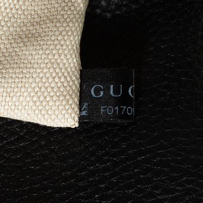 Gucci Pebbled Calfskin Medium Soho Clutch Black 7 of 8