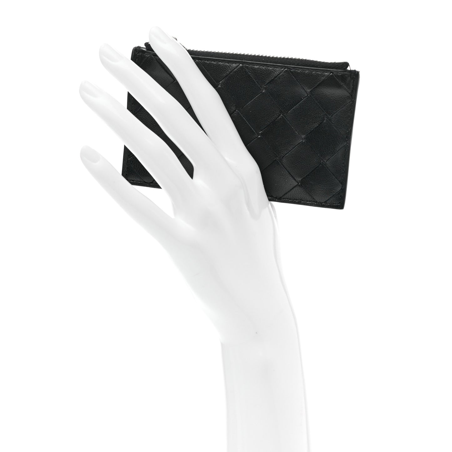 Nappa Intrecciato Key Case Black
