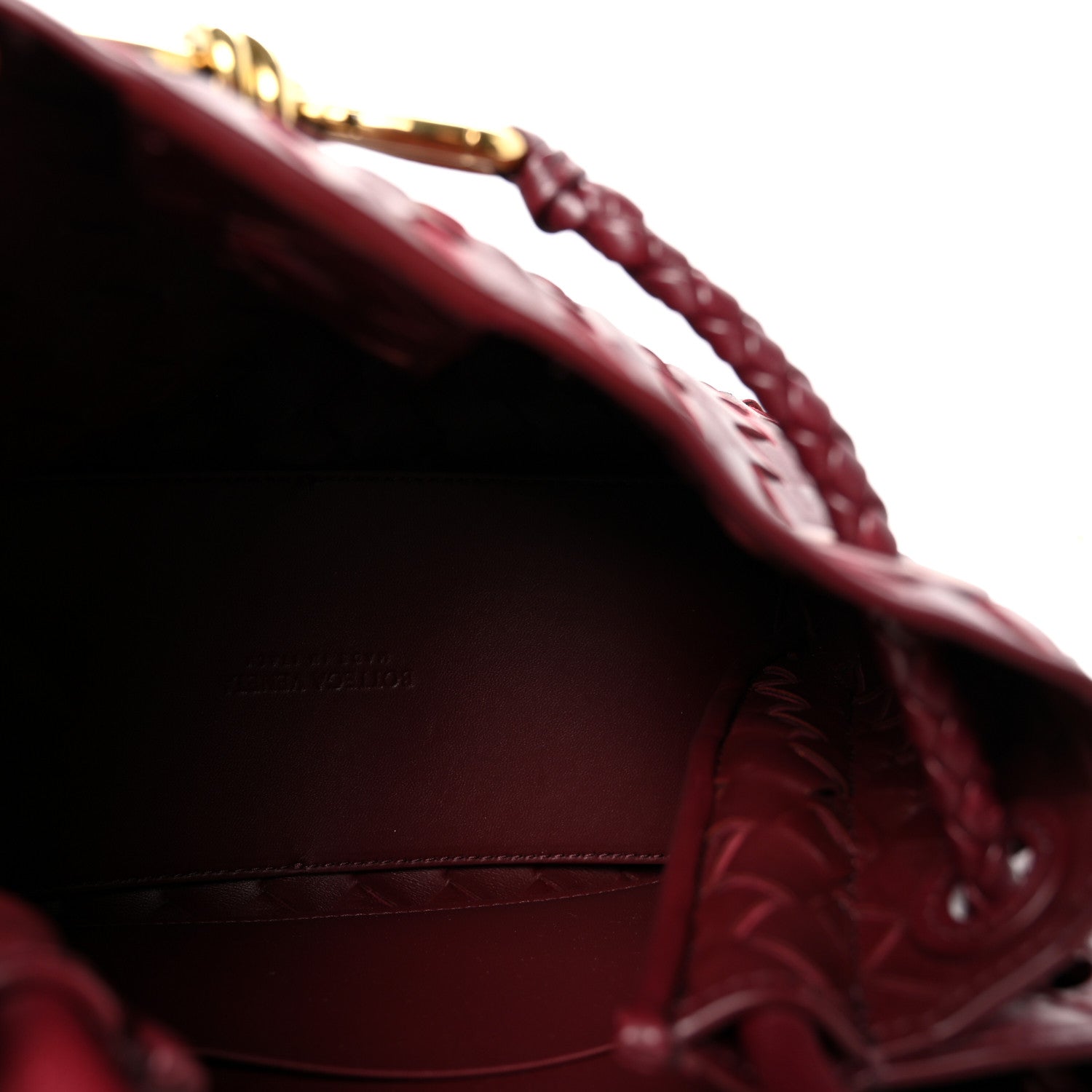 Bottega Veneta Nappa Intrecciato Small Andiamo Shoulder Bag Barolo 5 of 9