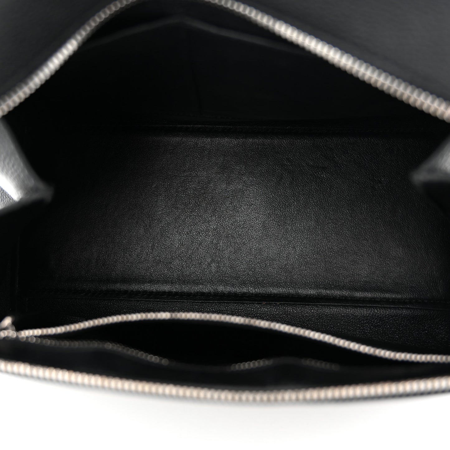 Supple Calfskin Medium Edge Shoulder Bag Black