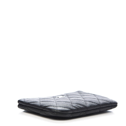 Chanel Caviar Quilted Small Cosmetic Case Black 4 of 8