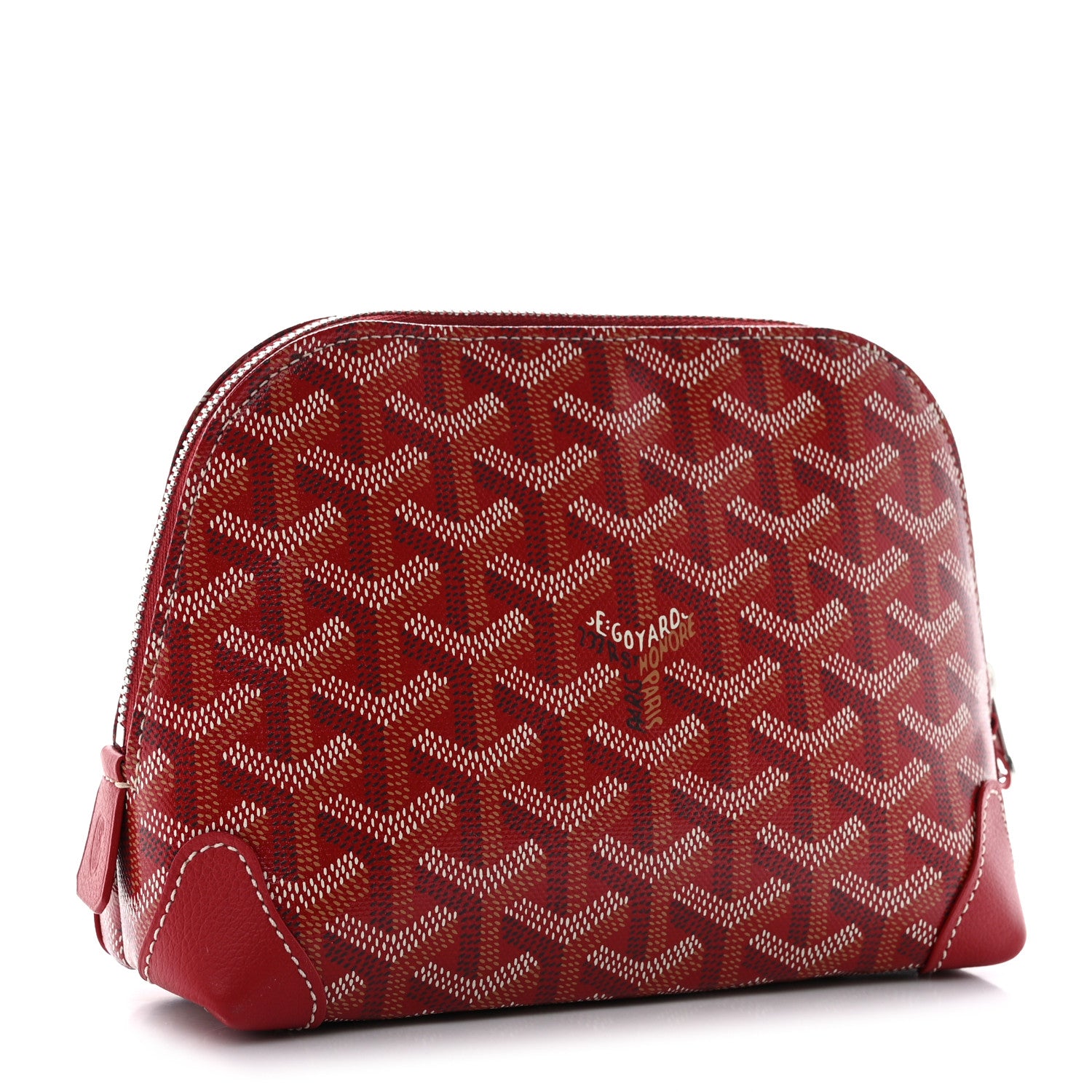 Goyard Goyardine Vendome Toiletry Pouch Red 3 of 6