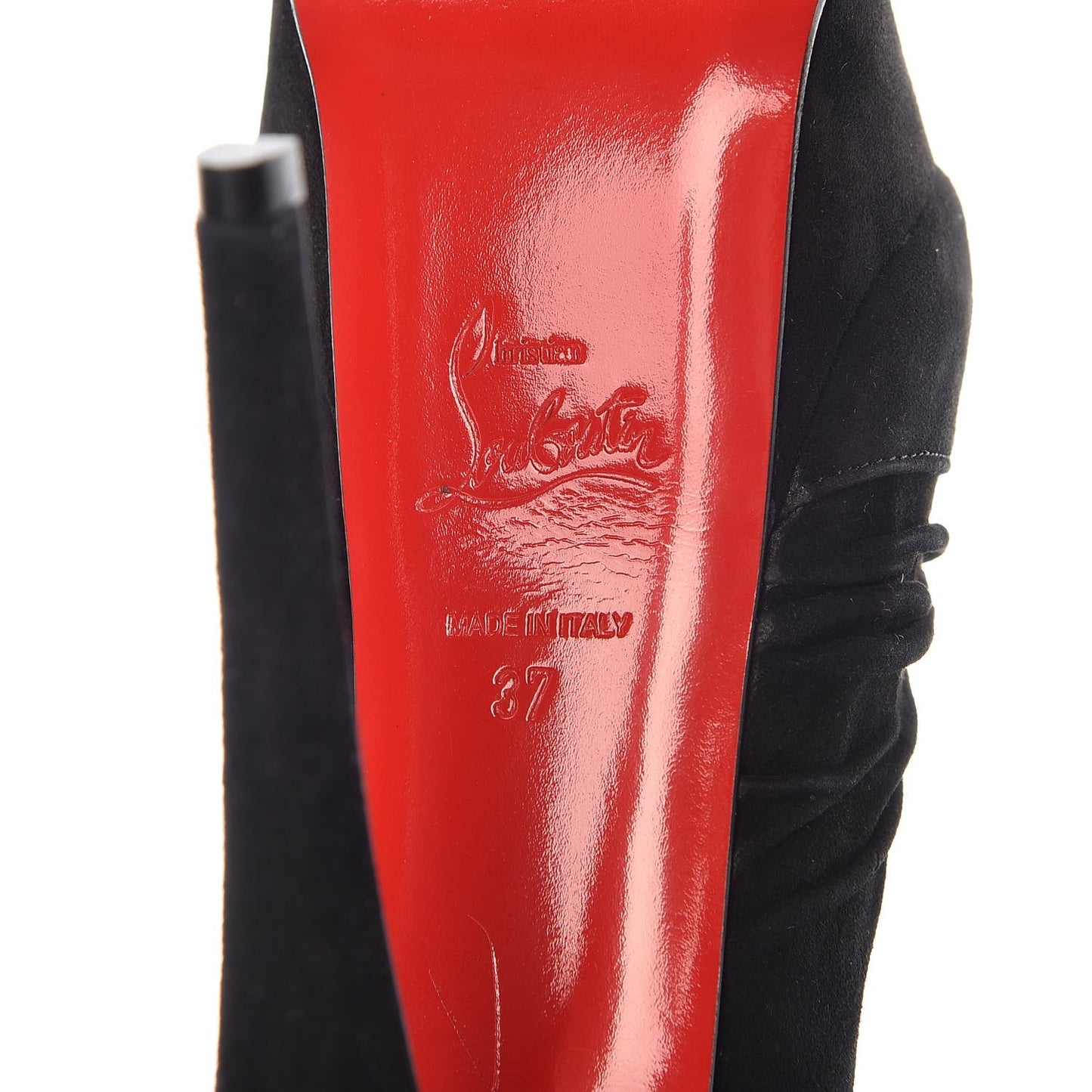 Suede Drapadita 150 Pumps 37 Black