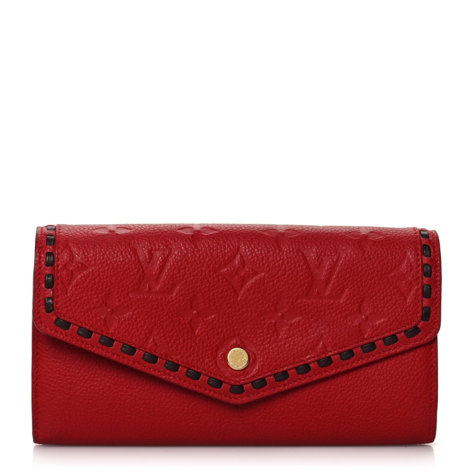Louis Vuitton Empreinte Sarah Wallet Red Scarlet 1 of 8