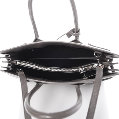 Saint Laurent Grained Calfskin Small Sac De Jour Fog 6 of 14