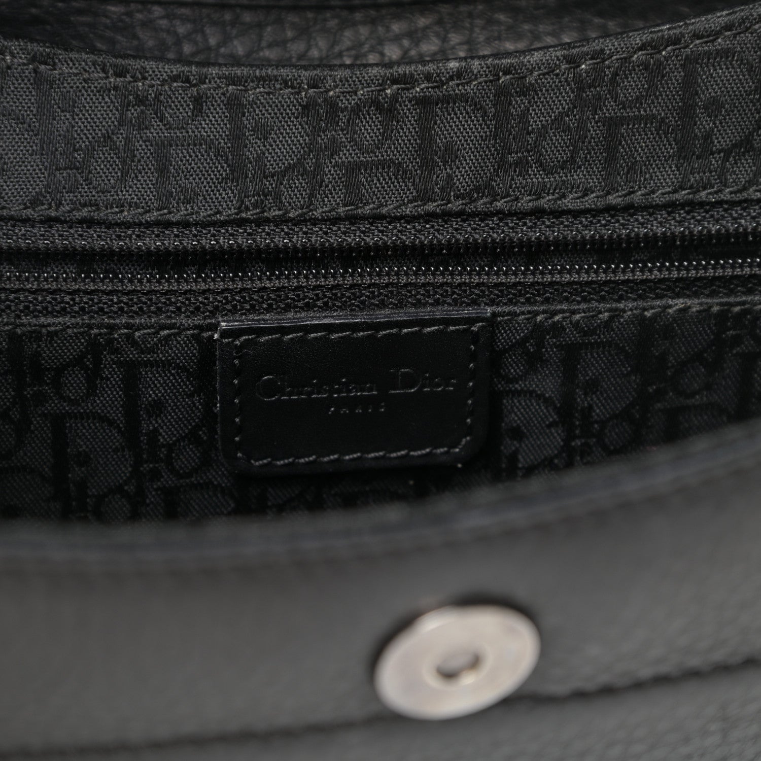 Christian Dior Calfskin Street Chic Bag Black 6 of 10