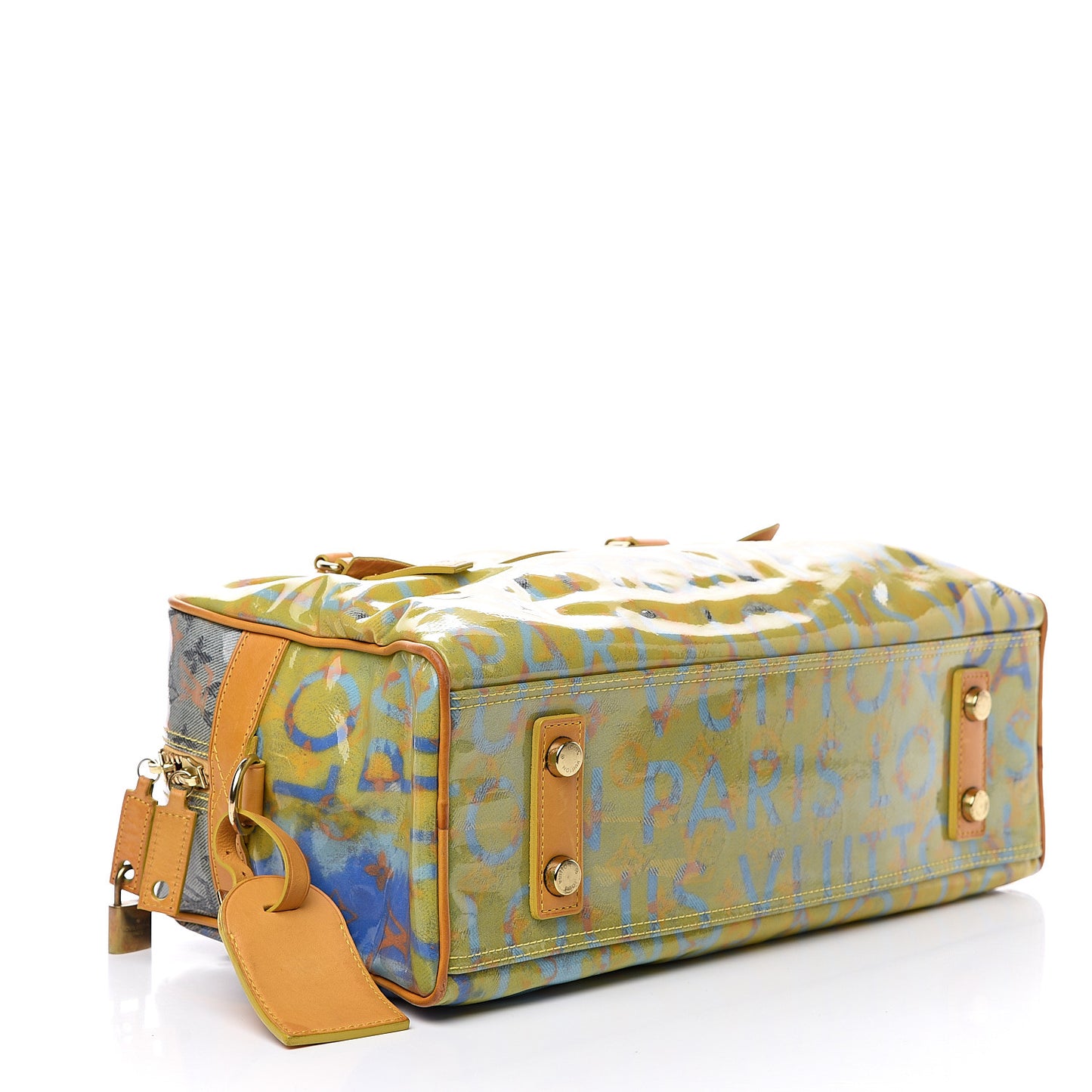 Monogram Pulp Defile Weekender PM Yellow