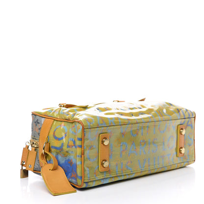 Louis Vuitton Monogram Pulp Defile Weekender PM Yellow 3 of 13