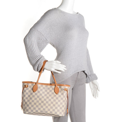 Louis Vuitton Damier Azur Neverfull PM 2 of 7