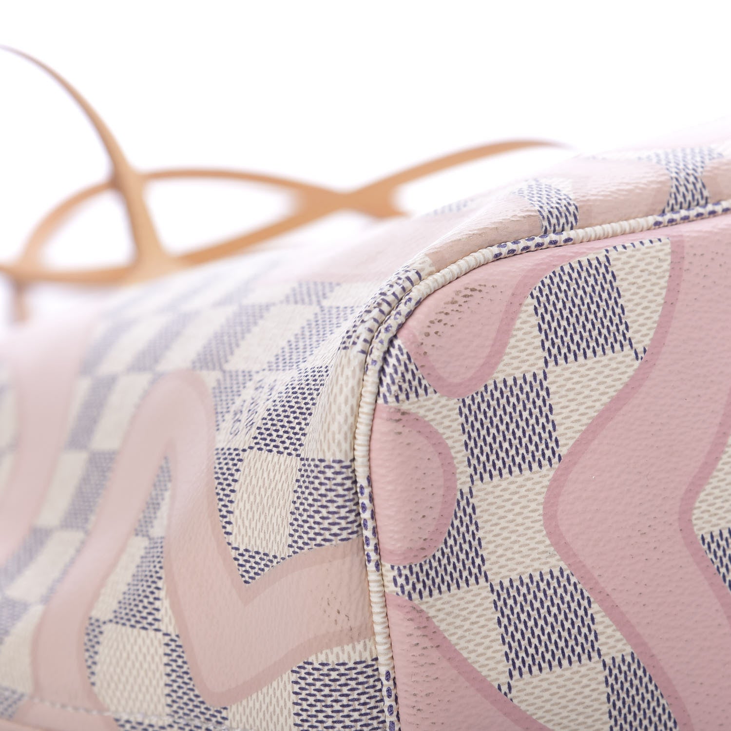 Louis Vuitton Damier Azur Tahitienne Neverfull MM 20 of 23