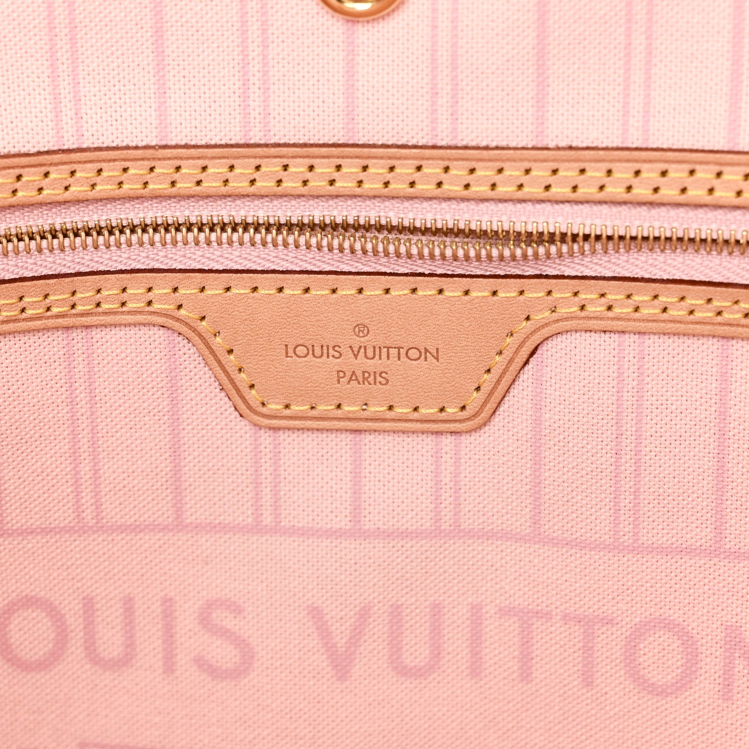 Louis Vuitton Damier Azur Neo Neverfull MM Rose Ballerine 7 of 11