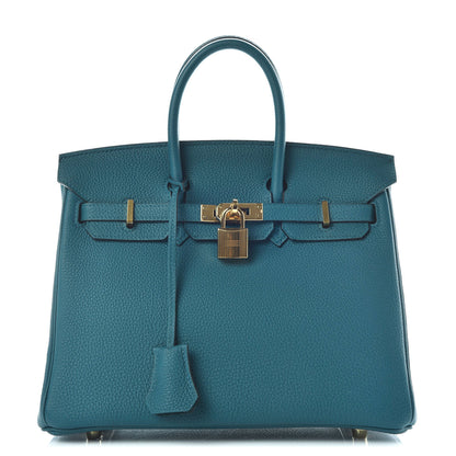 Hermes Togo Birkin 25 Cobalt 1 of 10