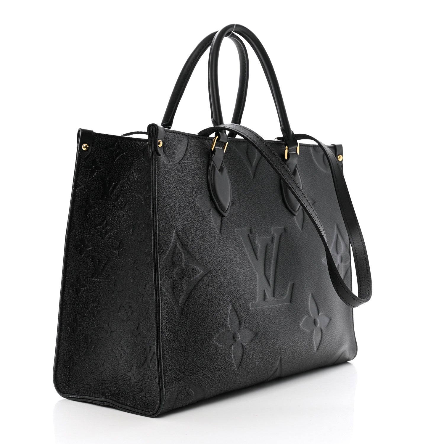 Louis Vuitton Empreinte Monogram Giant Onthego MM Black 3 of 10
