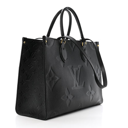 Louis Vuitton Empreinte Monogram Giant Onthego MM Black 3 of 10
