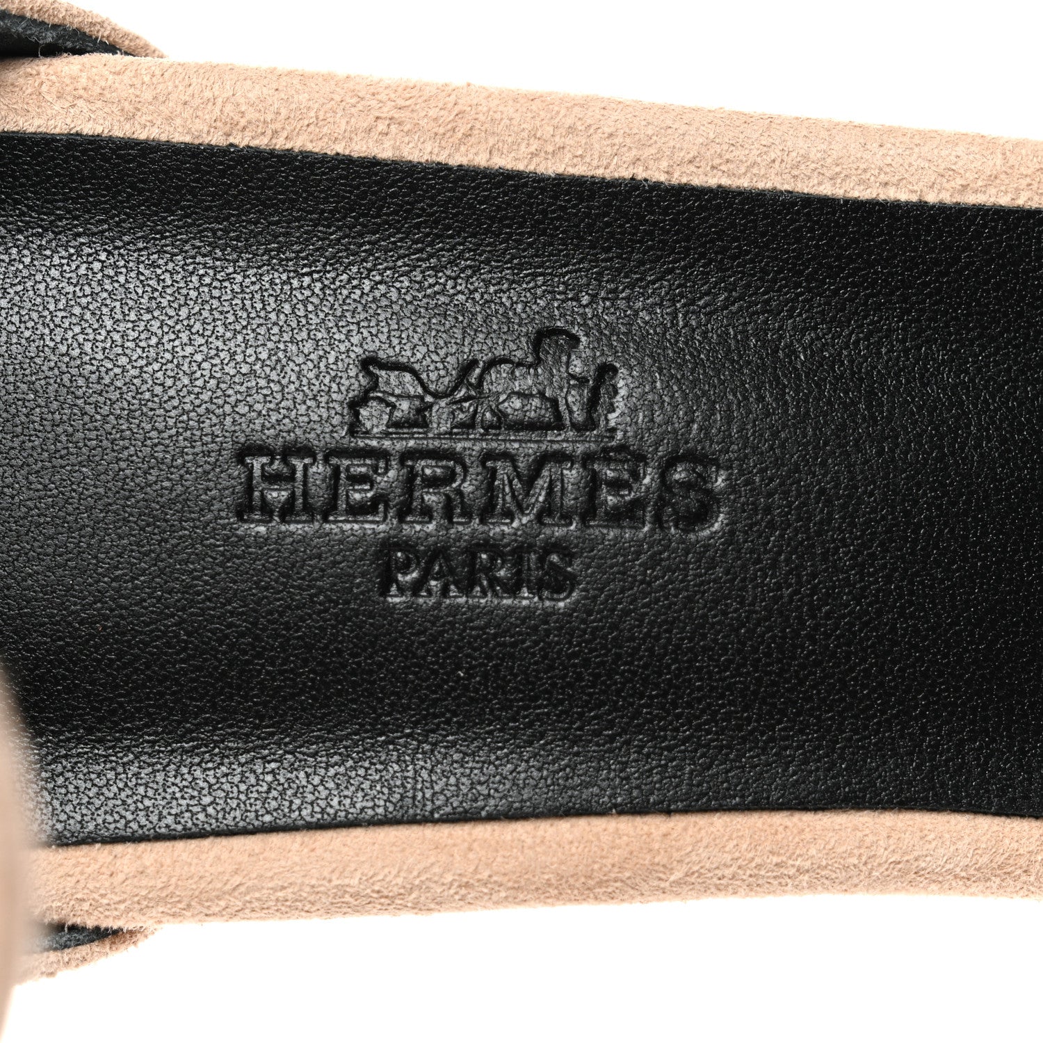 Hermes Suede Goatskin Glam 60 Sandals 39 Beige Nude 7 of 9