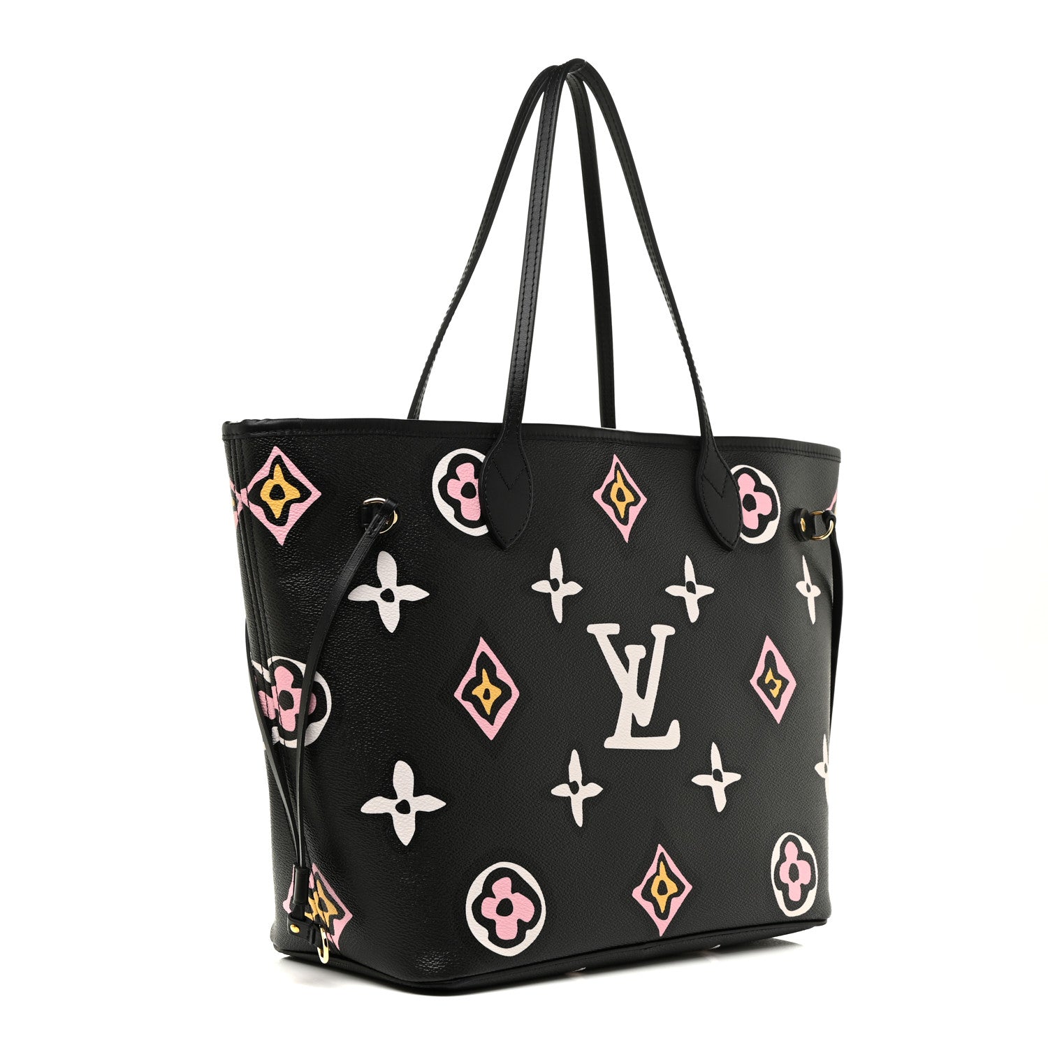 Louis Vuitton Monogram Giant Wild At Heart Neverfull MM Black 4 of 10