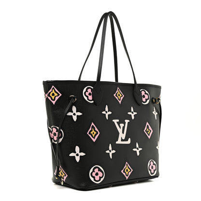 Louis Vuitton Monogram Giant Wild At Heart Neverfull MM Black 4 of 10