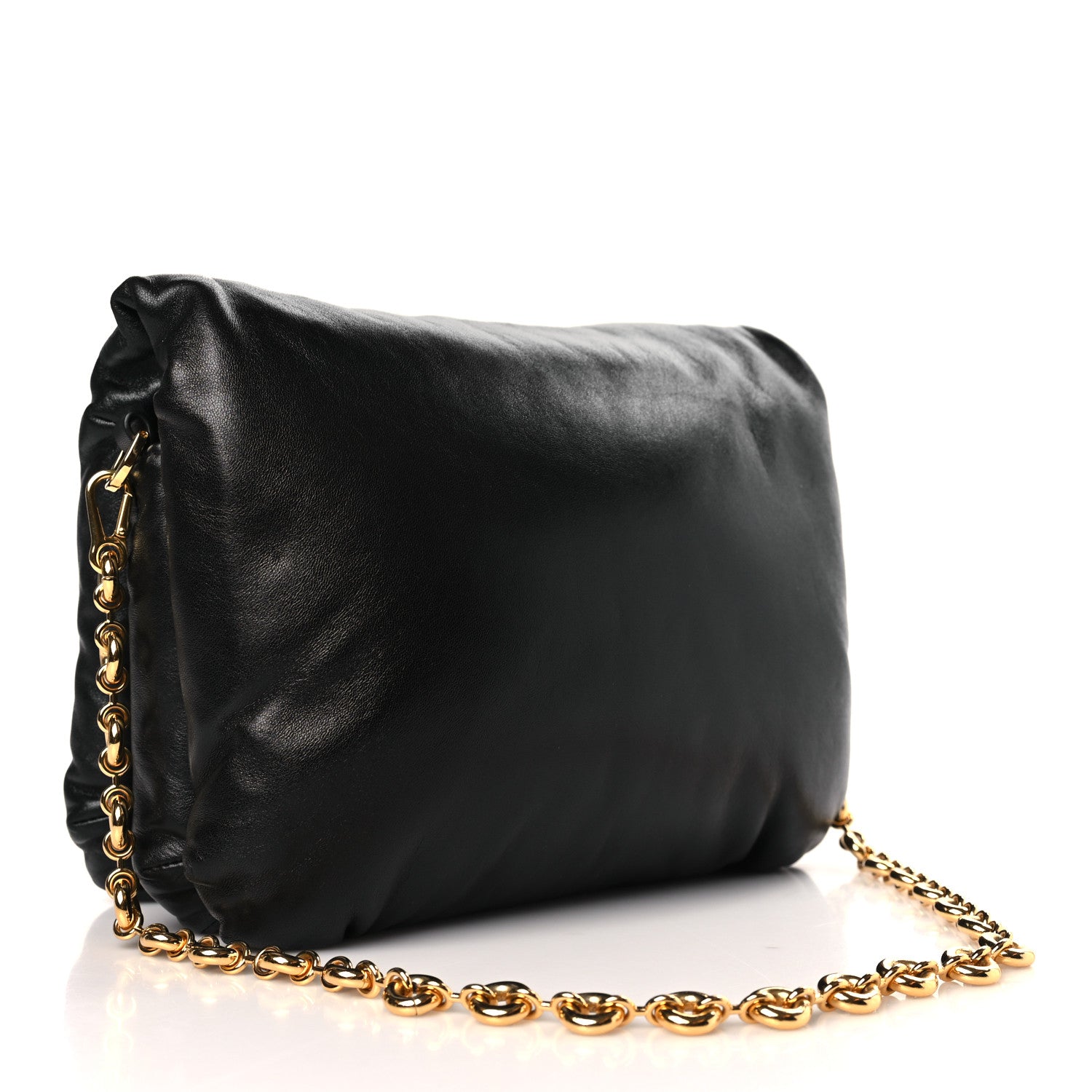 Loewe Lambskin Small Goya Puffer Bag Black 3 of 9