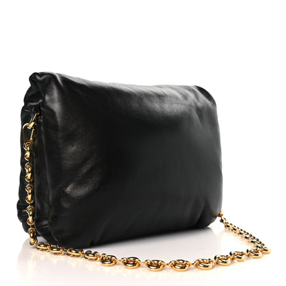 Loewe Lambskin Small Goya Puffer Bag Black 3 of 9