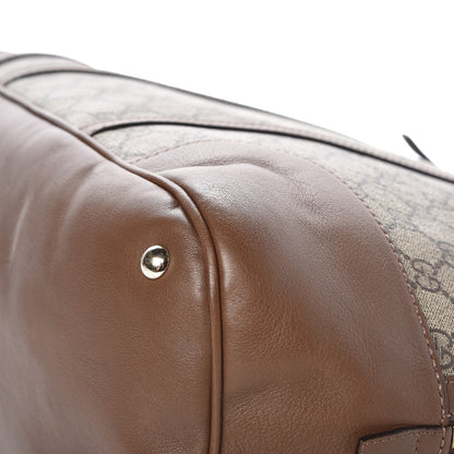 Gucci GG Supreme Monogram Margaux Calfskin Large Nice Top Handle Dome Bag Beige Ebony Acero 12 of 12